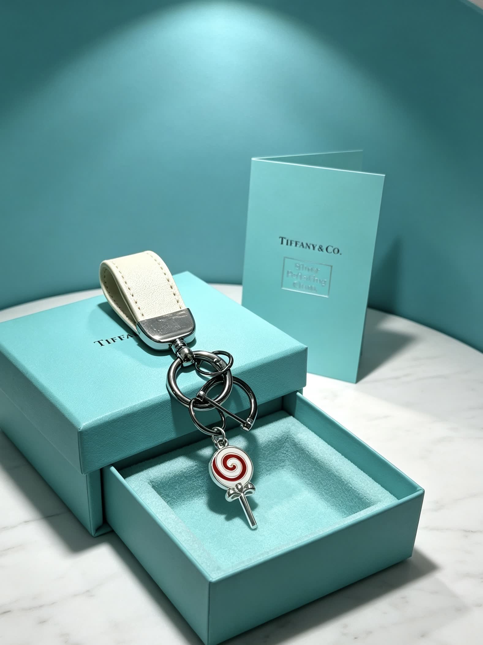 Tiffany & Co. Lollipop Keychain